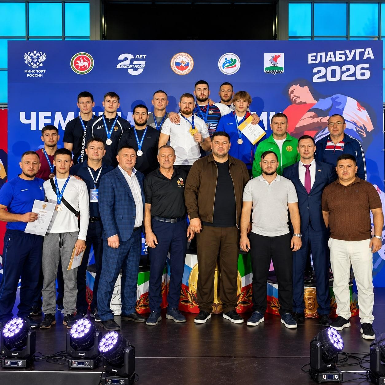 Борцы спортивной школы «Юбилейный» выиграли золото и бронзу чемпионата России